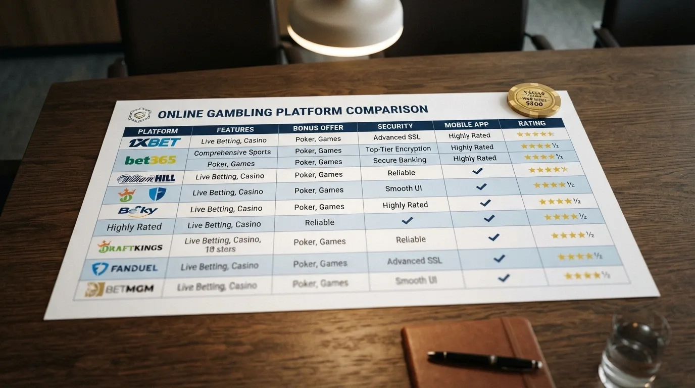 Una tabella comparativa stilizzata con le colonne Operatore, Bonus, Wagering, Validità e Max Prelievo, ordinata per probabilità di conversione