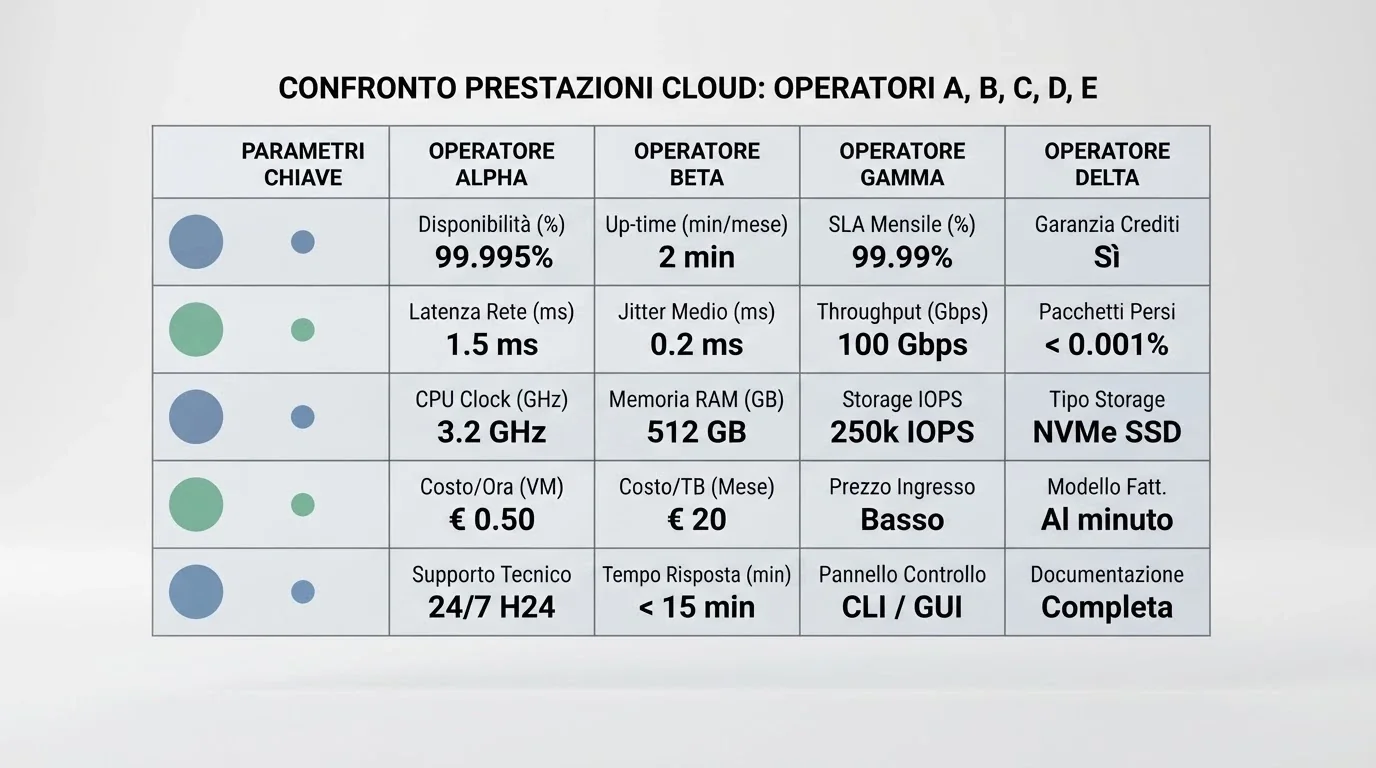 Tabella comparativa stilizzata con loghi dei casinò ADM, numeri di concessione e icone delle caratteristiche principali di ciascun operatore