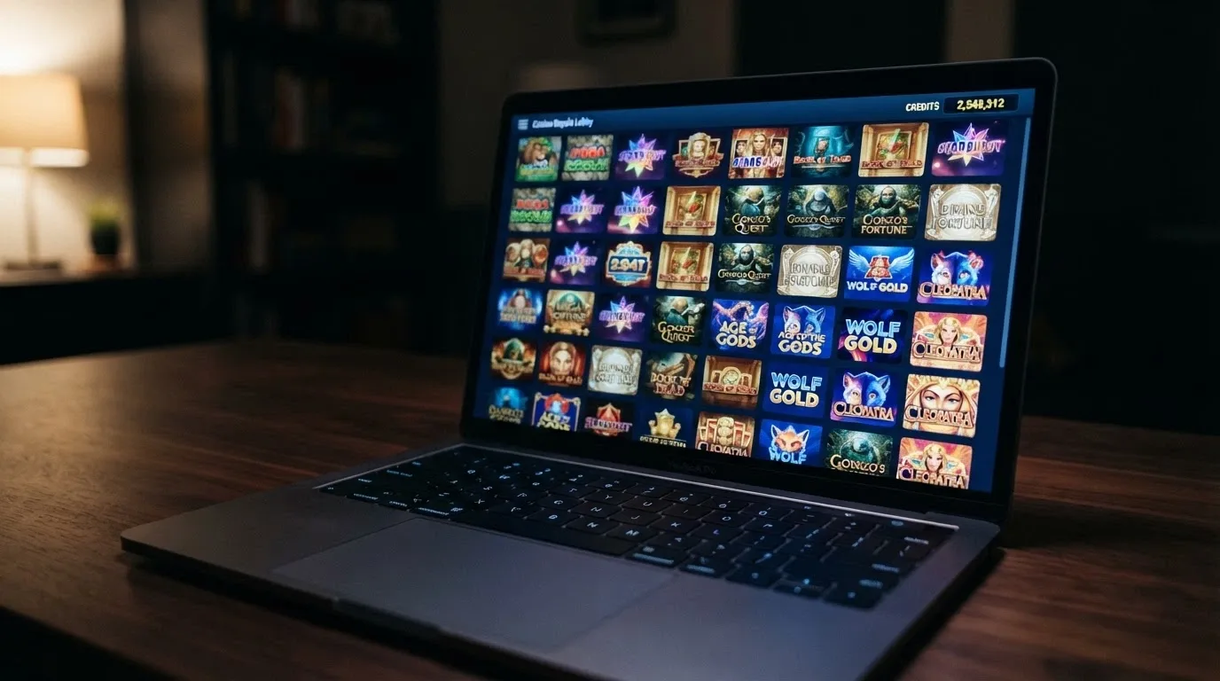 Interfaccia della lobby di StarCasinò con la griglia delle slot in evidenza e il contatore delle 8.017 slot disponibili
