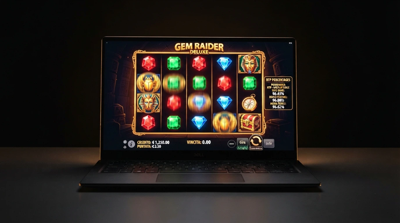 Griglia di slot popolari su schermo di casino online con Gates of Olympus, Book of Dead e Big Bass Bonanza in evidenza