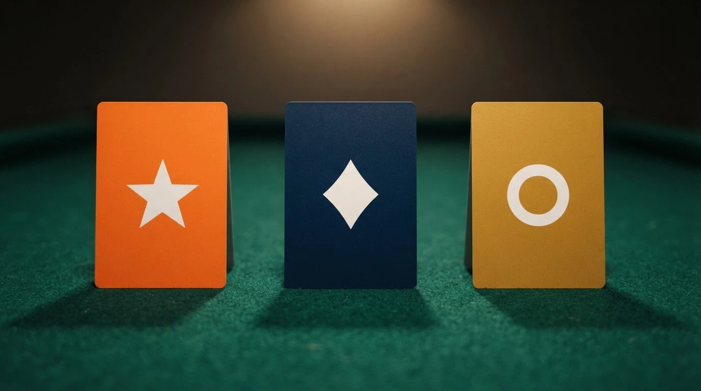 Tre carte affiancate con le etichette «Fun Bonus», «Play Bonus» e «Real Bonus» disposte in progressione da sinistra a destra